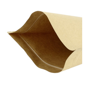 Paper Bag without Handle Kraft and Window 12+6x23,5cm (50 Uds)