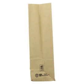 Torby Papierowe bez Uchwytów Kraft 60g/m² 18+11x34cm (25 Sztuk)