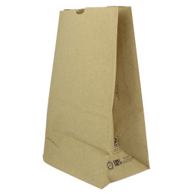 Torby Papierowe bez Uchwytów Kraft 60g/m² 18+12x29cm (1000 Sztuk)