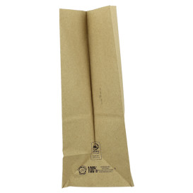 Torby Papierowe bez Uchwytów Kraft 60g/m² 18+12x29cm (1000 Sztuk)