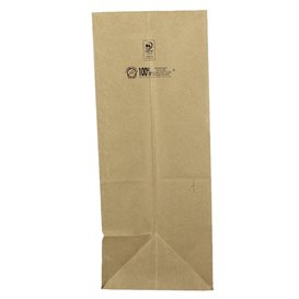 Torby Papierowe bez Uchwytów Kraft 80g/m² 30+18x43cm (250 Sztuk)