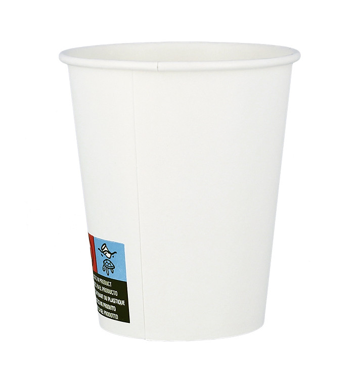 Kubki Papierowe ECO 7 Oz/210ml Białe Ø7cm (50 Sztuk) Kubki Papierowe ECO 7 Oz/210ml Białe Ø7cm (50 Sztuk)