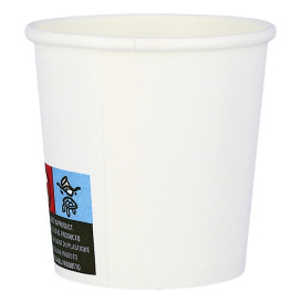 Kubki Papierowe ECO 4 Oz/120ml Białe Ø6,2cm (100 Sztuk)