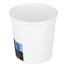Kubki Papierowe ECO 4 Oz/120ml Białe Ø6,2cm (100 Sztuk)