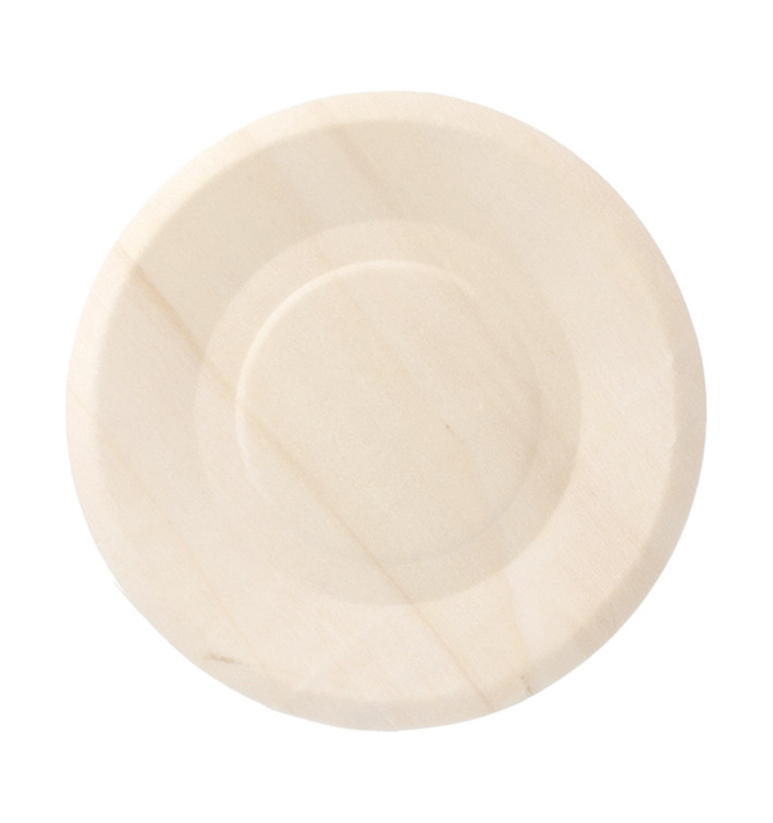 Talerz Drewniane Okrągłe Ø15,5cm (50 Sztuk) Talerz Drewniane Okrągłe Ø15,5cm (50 Sztuk)
