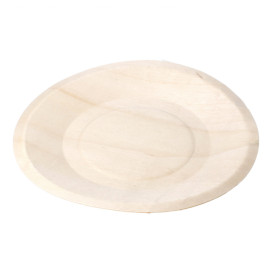 Talerz Drewniane Okrągłe Ø15,5cm (50 Sztuk)