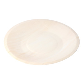 Talerz Drewniane Okrągłe Ø19cm (50 Sztuk)