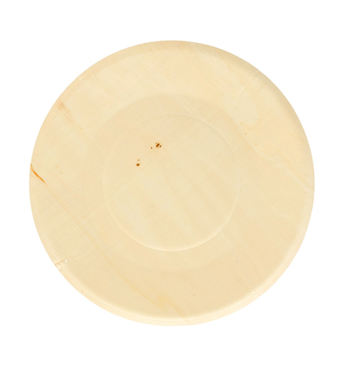 Talerz Drewniane Okrągłe Ø21,5cm (50 Sztuk) Talerz Drewniane Okrągłe Ø21,5cm (50 Sztuk)