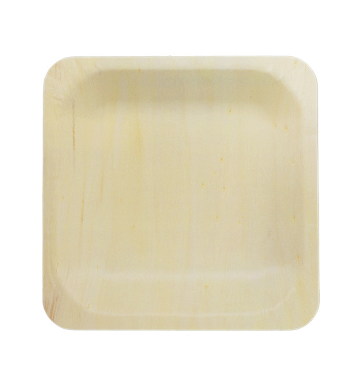 Talerz Drewniane Kwadratowi 14x14cm (50 Sztuk) Talerz Drewniane Kwadratowi 14x14cm (50 Sztuk)