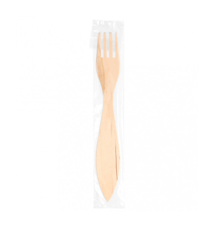 Widelczyki Drewniane 150mm w Papierku (100 Sztuk) Widelczyki Drewniane 150mm w Papierku (100 Sztuk)