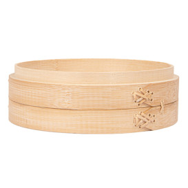 Bamboo Steamer "Maxi" Ø20x6cm (32 Units)