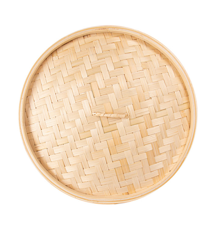 Bamboo Lid for Steamer "Maxi" Ø30cm (16 Units) Bamboo Lid for Steamer "Maxi" Ø30cm (16 Units)
