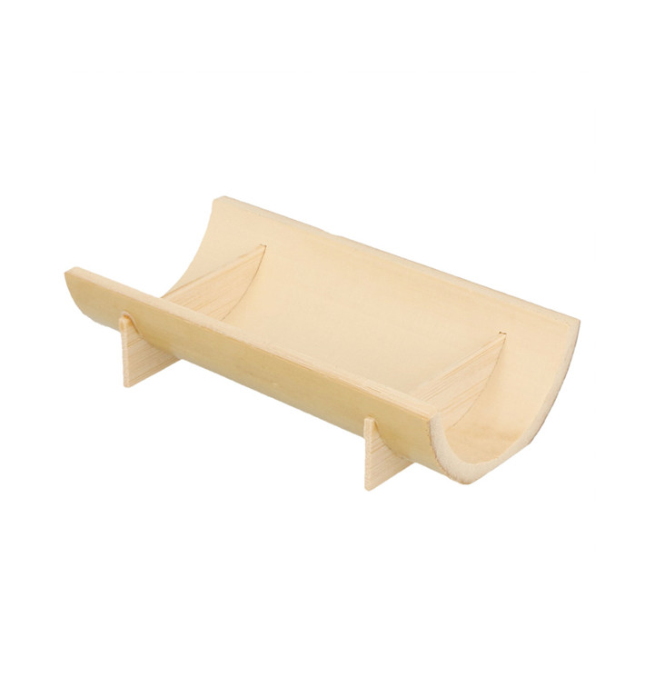 Tacki Finger Food Bambusowe - Opakowanie na wynos 10x5x2,3cm (20 Sztuk) Tacki Finger Food Bambusowe - Opakowanie na wynos 10x5x2,3cm (20 Sztuk)