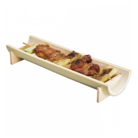 Tacki Finger Food Bambusowe - Opakowanie na wynos 20x6x3cm (10 Sztuk)