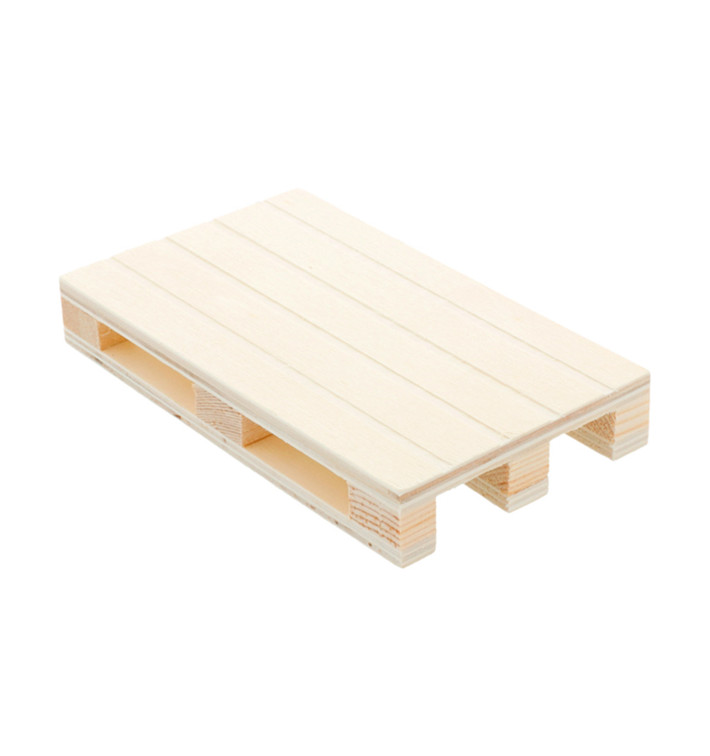Tacki Finger Food Mini Palety Drewniane 13x8x2cm (1 Sztuk) Tacki Finger Food Mini Palety Drewniane 13x8x2cm (1 Sztuk)