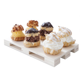 Tacki Finger Food Mini Palety Drewniane 13x8x2cm (40 Sztuk)