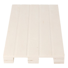 Tacki Finger Food Mini Palety Drewniane 20x12x2cm (40 Sztuk)