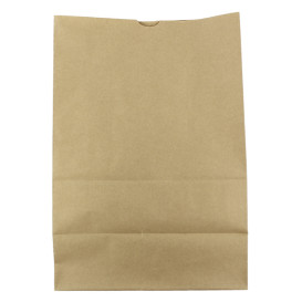 Torby Papierowe bez Uchwytów Kraft 70g/m² 20+16x40cm (25 Sztuk)