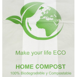 Reklamówki Plastikowe Zrywki Bio Home Compost 50x55cm (100 Sztuk)