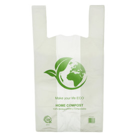 Reklamówki Plastikowe Zrywki Bio Home Compost 55x60cm (100 Sztuk)