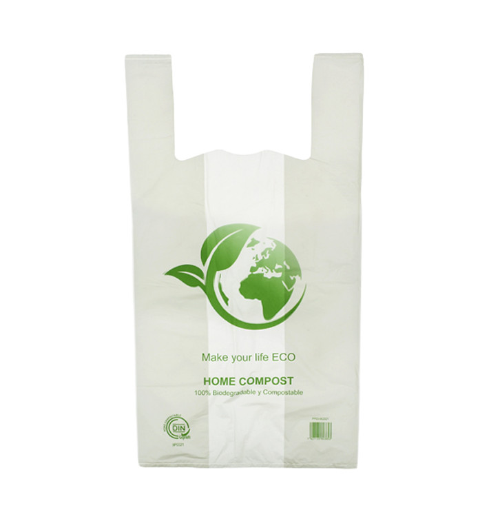 Reklamówki Plastikowe Zrywki Bio Home Compost 55x60cm (500 Sztuk)