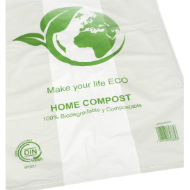 Reklamówki Plastikowe Zrywki Bio Home Compost 55x60cm (500 Sztuk)