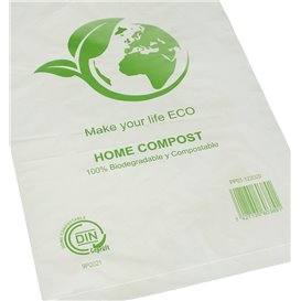 Worki Plastikowe z Wyciętym Uchwytem Bio Home Compost 20x33cm (3000 Sztuk)