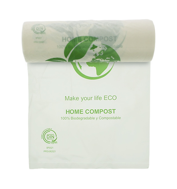 Rolka Torby Plastikowe Bio Home Compost 30x40cm (3000 Sztuk) Rolka Torby Plastikowe Bio Home Compost 30x40cm (3000 Sztuk)