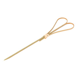 Szpikulce do Mięsa Bambusowe Dekoracje Serce 120 mm (100 Sztuk)