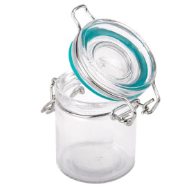 Glass Jar Snackholder Airtight 45 ml Ø4,5x6cm (24 Units) 