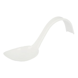 Łyżeczki do Degustacji z Krzywa Uchwytami Białe 130 mm (50 Sztuk)