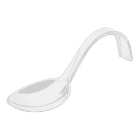 Łyżeczki do Degustacji z Krzywa Uchwytami Białe 130 mm (50 Sztuk)