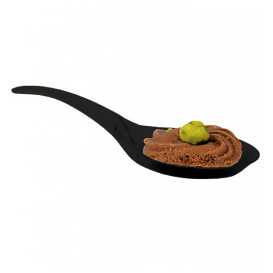 Łyżeczki do Degustacji Plastikowe Czarni 12 cm (100 Sztuk)
