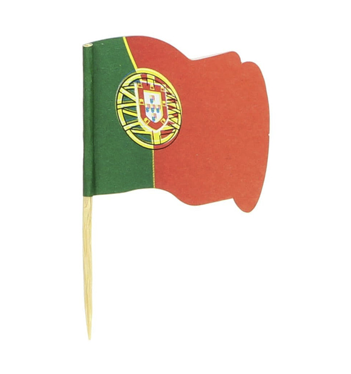Wykałaczki z Flagami "Portugalia" 65mm (144 Sztuk) Wykałaczki z Flagami "Portugalia" 65mm (144 Sztuk)