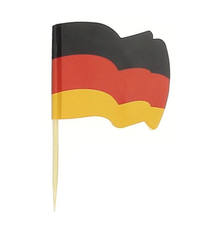 Wykałaczki z Flagami "Alemania" 65mm (144 Sztuk) Wykałaczki z Flagami "Alemania" 65mm (144 Sztuk)