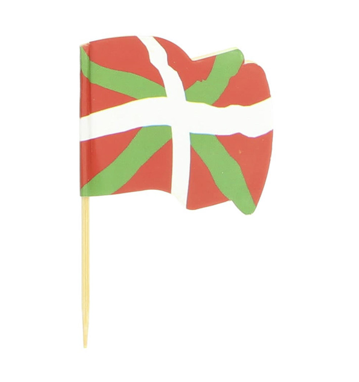 Wykałaczki z Flagami "Euskadi" 65mm (144 Sztuk) Wykałaczki z Flagami "Euskadi" 65mm (144 Sztuk)