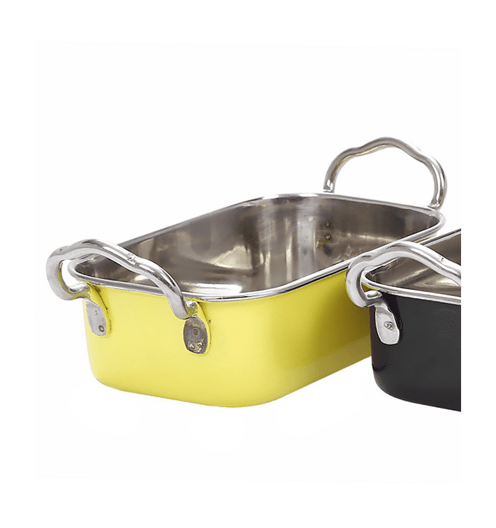 Kuweta Snackholder Stal Żółty 14,5x9,5cm (6 Sztuk) Kuweta Snackholder Stal Żółty 14,5x9,5cm (6 Sztuk)