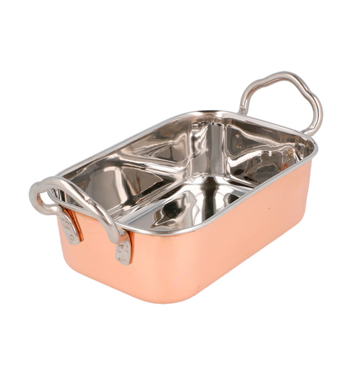 Kuweta Snackholder Stal Miedziane 14,5x9,5cm (1 Sztuk)