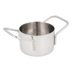 Mini Garnek Snackholder Stal Ø8x4,5cm (6 Sztuk)