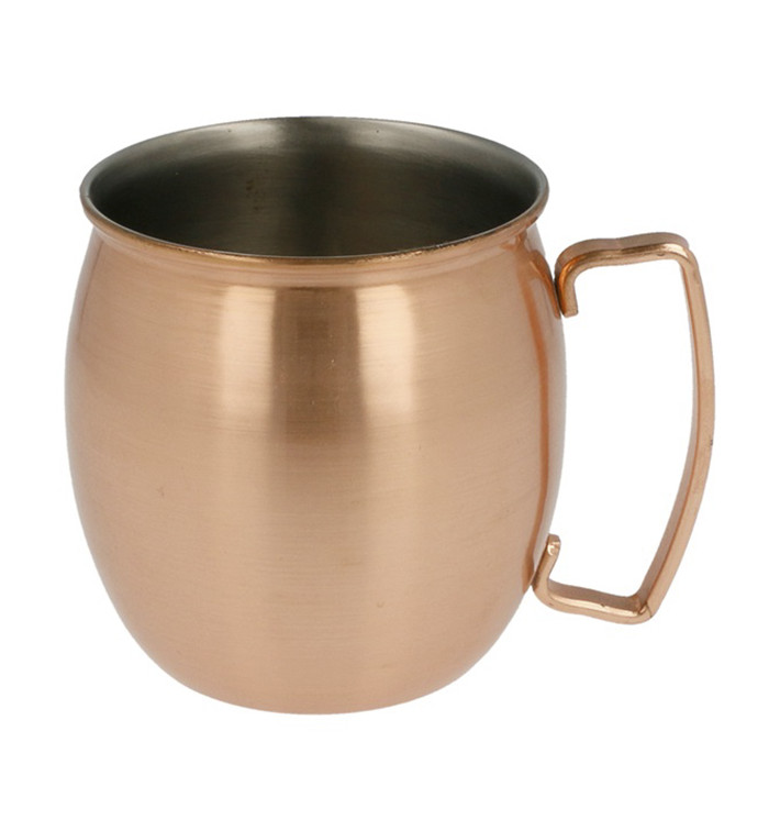 Mini Dzbanki Snackholder Stal Miedziane 420ml Ø8x9cm (6 Sztuk) Mini Dzbanki Snackholder Stal Miedziane 420ml Ø8x9cm (6 Sztuk)