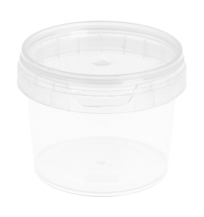 Pojemniki Plastikowe z Pokrywką z Plombą 120ml Ø6,9cm (1000 Sztuk) Pojemniki Plastikowe z Pokrywką z Plombą 120ml Ø6,9cm (1000 Sztuk)
