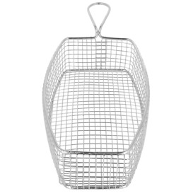 Mini Frytkownice Snackholder Stal 23x13x6cm (1 Sztuk)