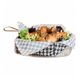 Mini Frytkownice Snackholder Stal 23x13x6cm (1 Sztuk)