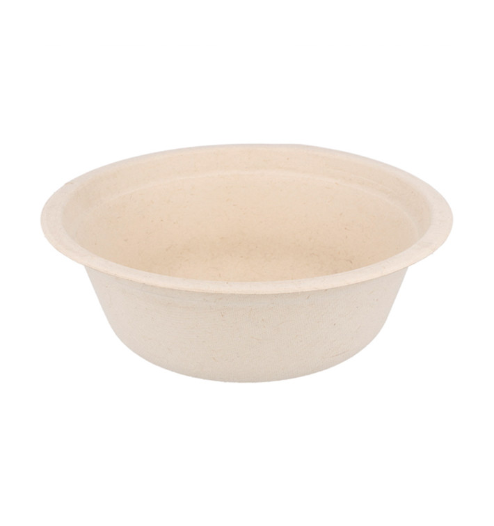 Miski Trzciny Cukrowej Naturalne 500ml (50 Sztuk) Miski Trzciny Cukrowej Naturalne 500ml (50 Sztuk)
