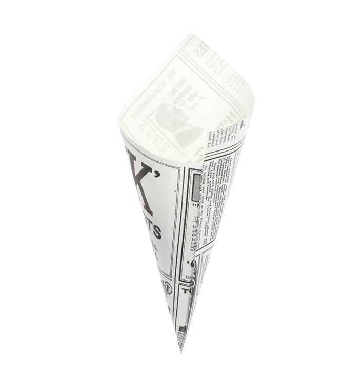 Rożek Papierowy Tłuszczoodporny Times 160mm 40g (250 Sztuk) Rożek Papierowy Tłuszczoodporny Times 160mm 40g (250 Sztuk)