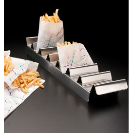 Stojak na Kanapki Snackholder Stal 10,2x47,3 cm (24 Sztuk)