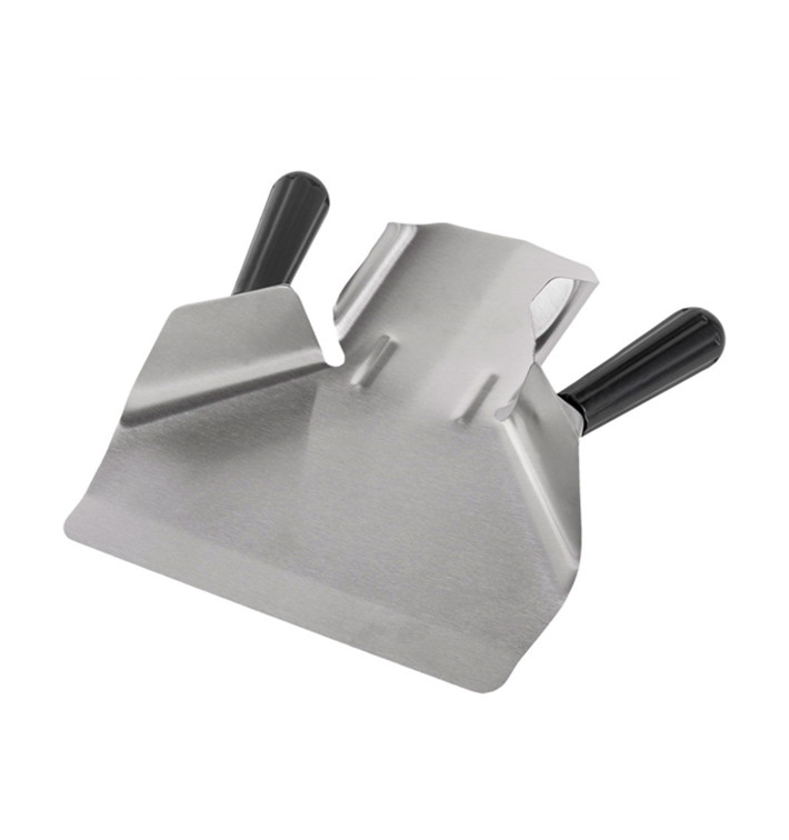 Szufelka do Frytek 2 z Uchwytami Inox Srebrne 20x22,5x5 cm (1 Sztuk) Szufelka do Frytek 2 z Uchwytami Inox Srebrne 20x22,5x5 cm (1 Sztuk)
