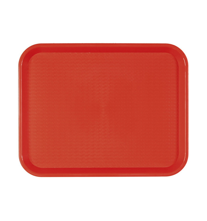 Tacki Plastikowe Fast Food Czerwerne 35,5x45,3cm (1 Sztuk) Tacki Plastikowe Fast Food Czerwerne 35,5x45,3cm (1 Sztuk)