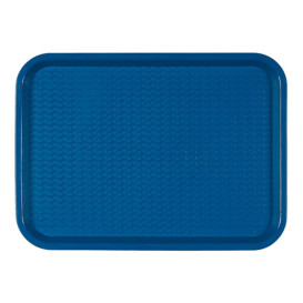 Tacki Plastikowe Fast Food Niebieski 27,5x35,5cm (1 Sztuk)