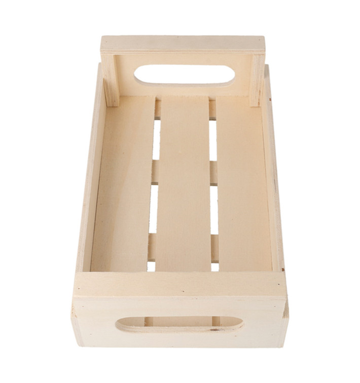 Pudełka do Prezentacji z Uchwytami Drewniane 20,5x12,5x6,5cm (1 Sztuk) Pudełka do Prezentacji z Uchwytami Drewniane 20,5x12,5x6,5cm (1 Sztuk)